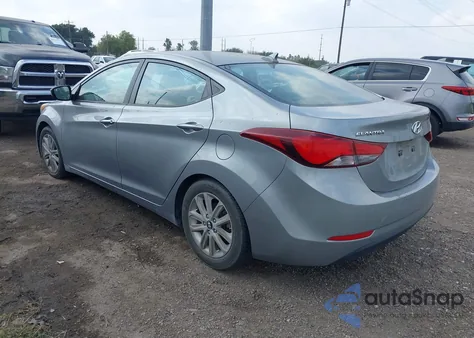2015 Hyundai Elantra Se z USA, uszkodzony, nr VIN KMHDH4AE3FU414642